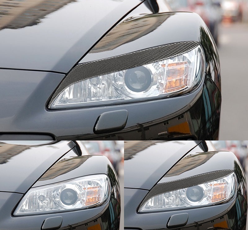 マツダ RX-8 　ヘッドライトカバー アイライン2個セット_画像1