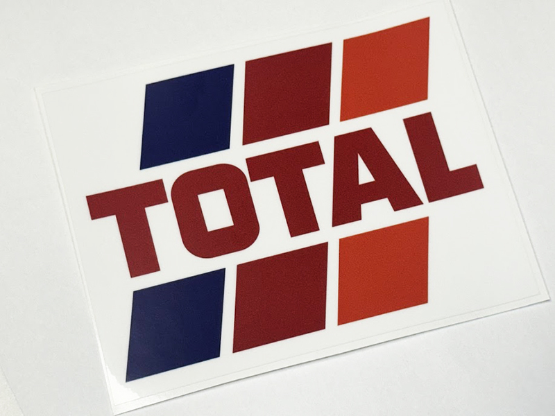 TOTAL ステッカー / 当時 レプリカ