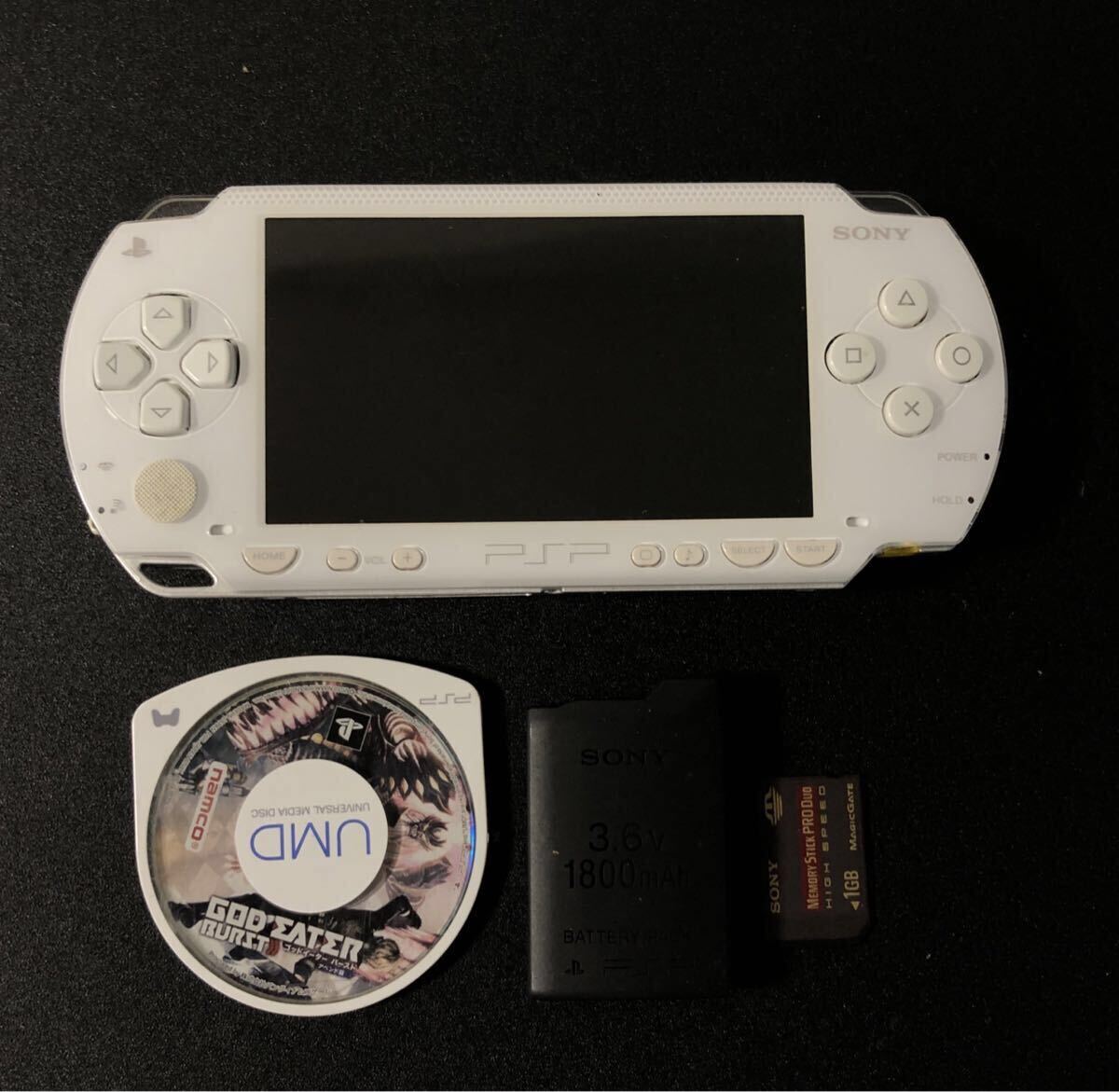 SONY PSP本體 PSP-1000 ゴッドイーター付き 管理⑦
