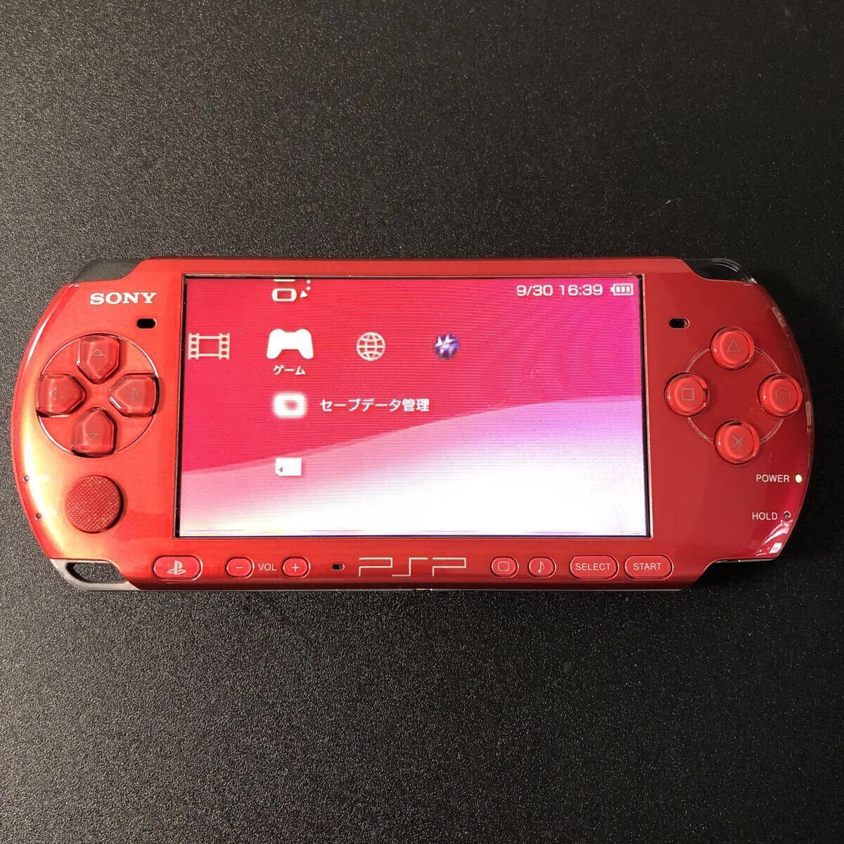 SONY PSP本體 PSP-3000 パワフルプロ野球付き 管理④