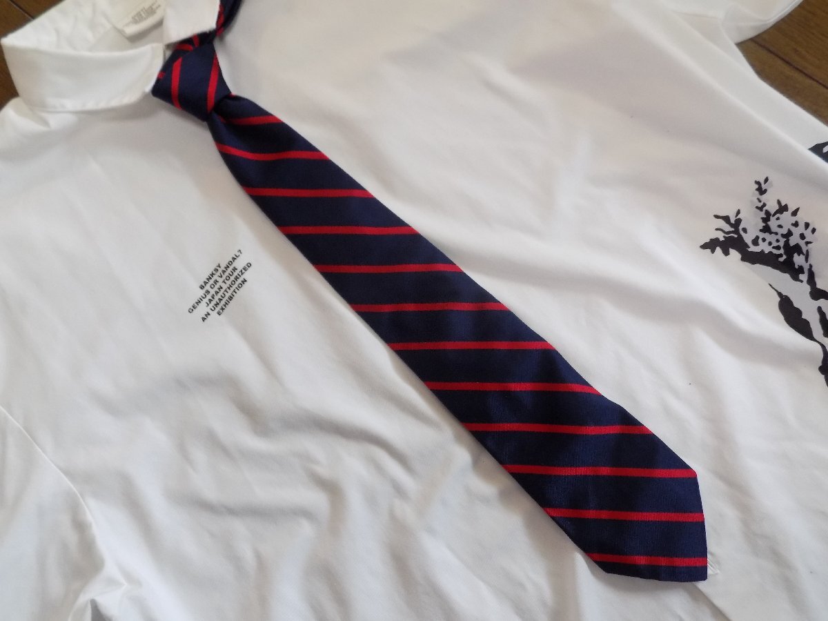 Polo by Ralph Lauren ポロ ラルフローレン レジメ シルク ネクタイ イタリア製 ストライプ ハイブランド ブランドネクタイ_画像2