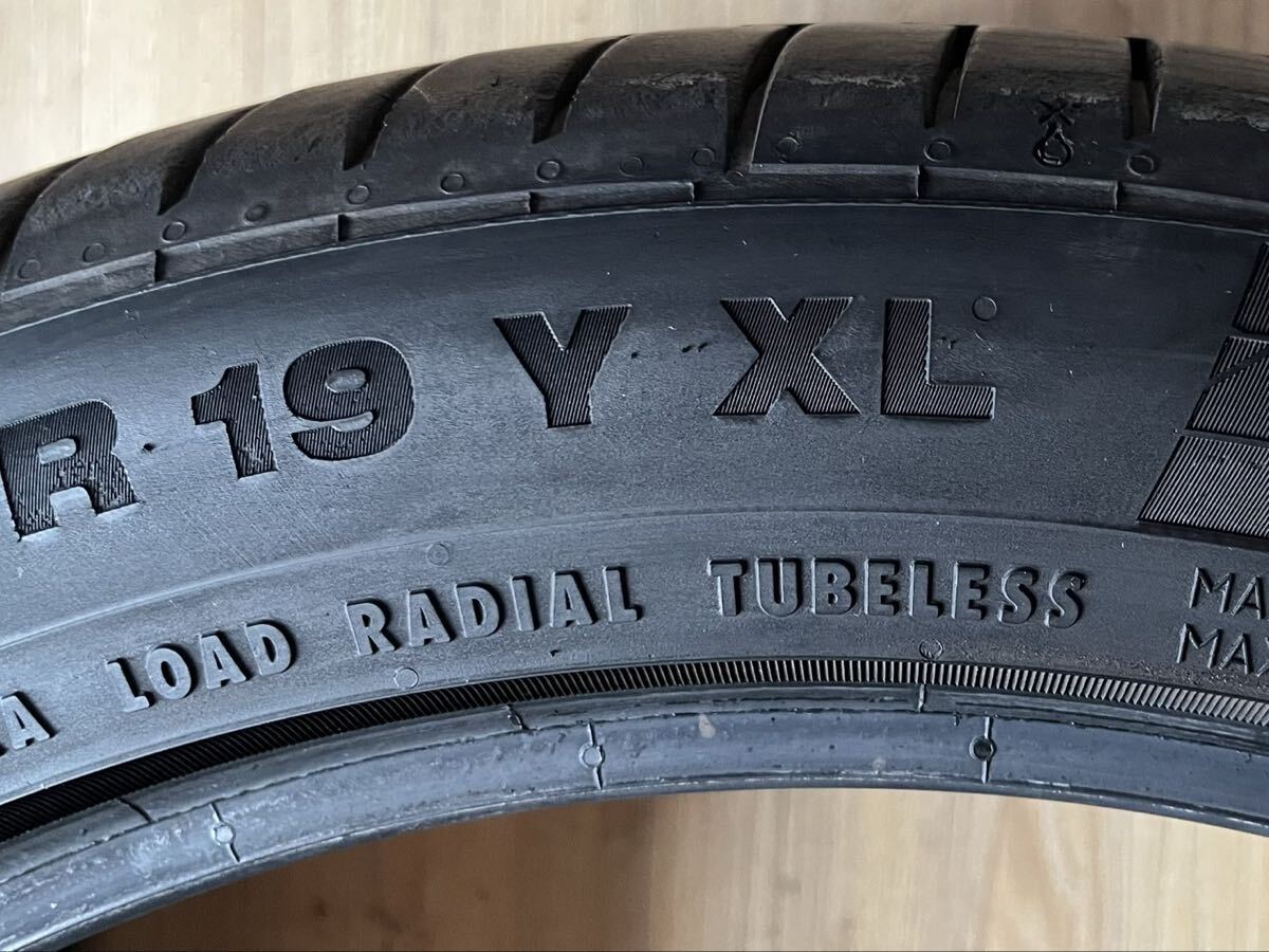 コンチネンタル continental contisportcontact 245-45-19 中古　2018年製　1本　溝の深さ5.95ミリ　スポーツタイヤ_画像7