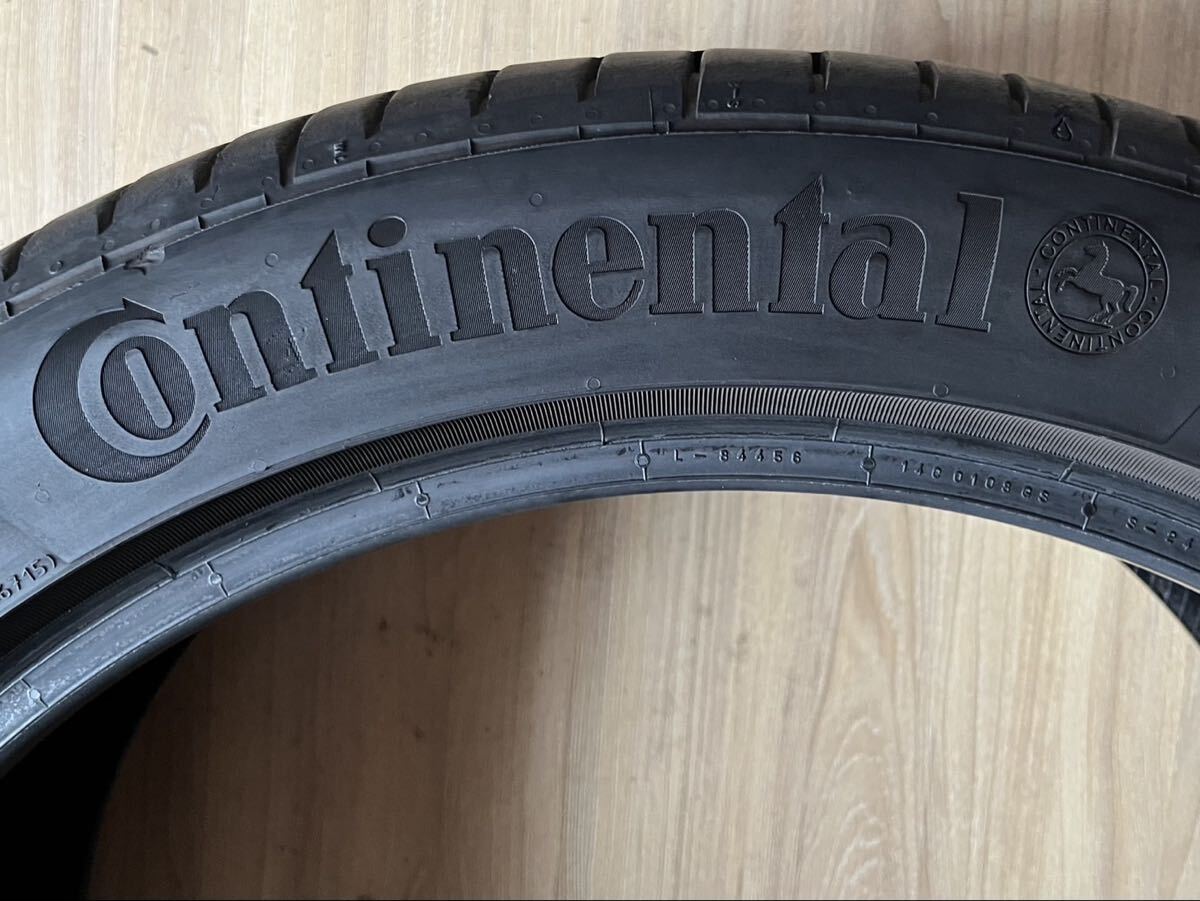 コンチネンタル continental contisportcontact 245-45-19 中古　2018年製　1本　溝の深さ5.95ミリ　スポーツタイヤ_画像5