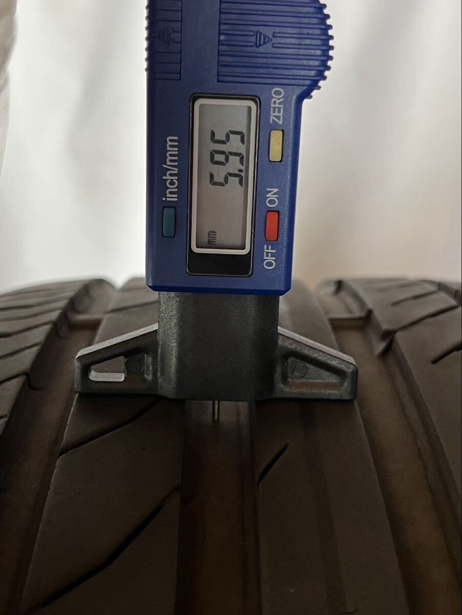 コンチネンタル continental contisportcontact 245-45-19 中古　2018年製　1本　溝の深さ5.95ミリ　スポーツタイヤ_画像2