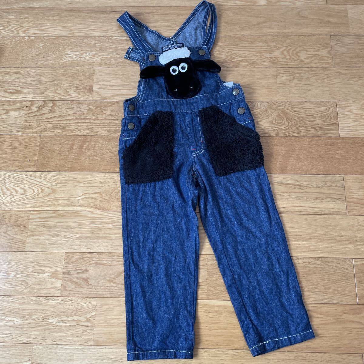 LITTLE BEAR CLUB ひつじのショーン　オーバーオール　100_画像1