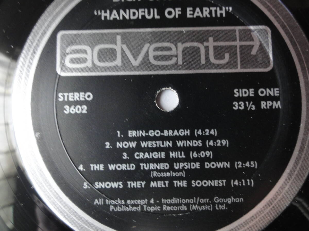 dick gaughan / handful of earth ●US盤●_画像3