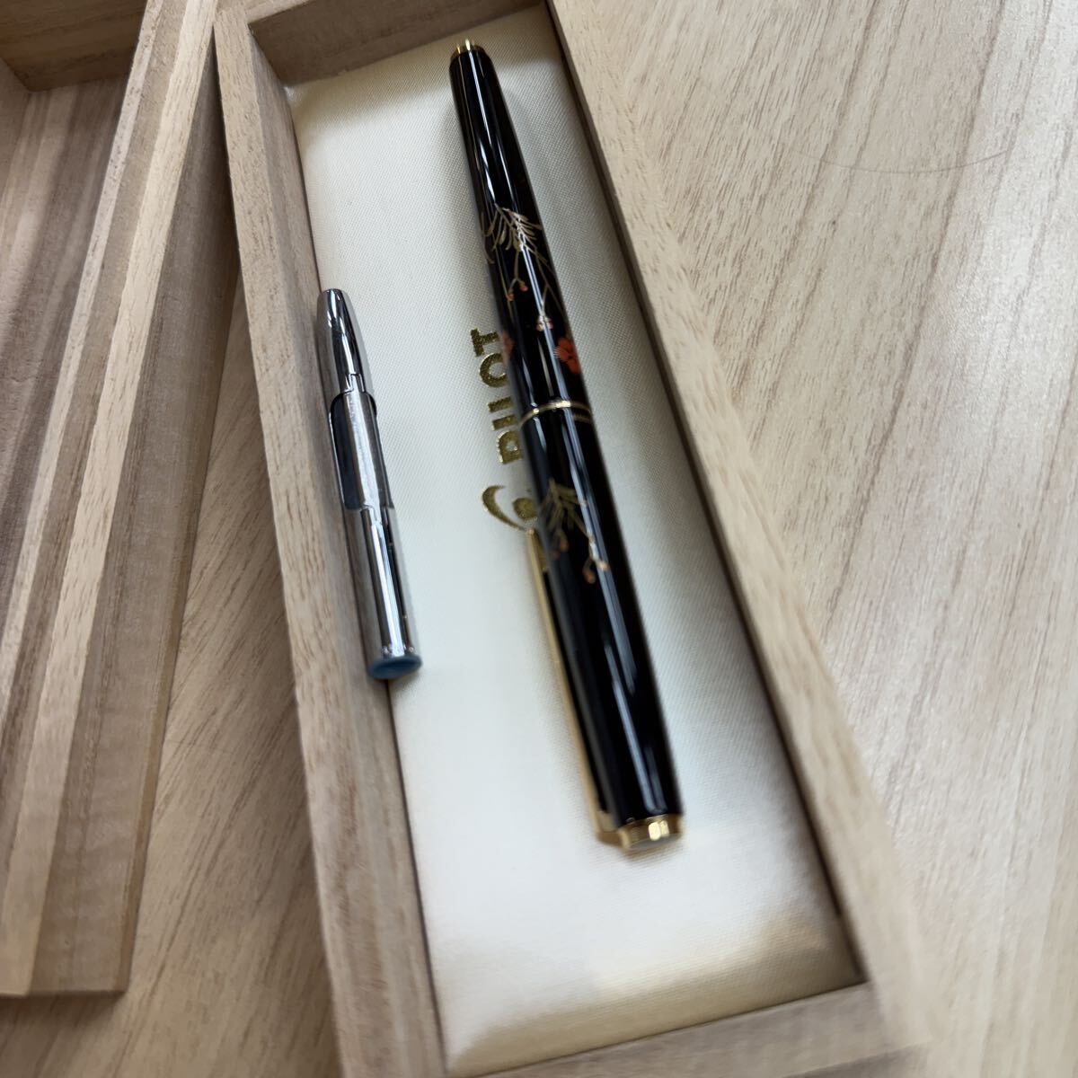 パイロット 平 蒔絵 舊型 萬年筆 PILOT 撫子 M 14K
