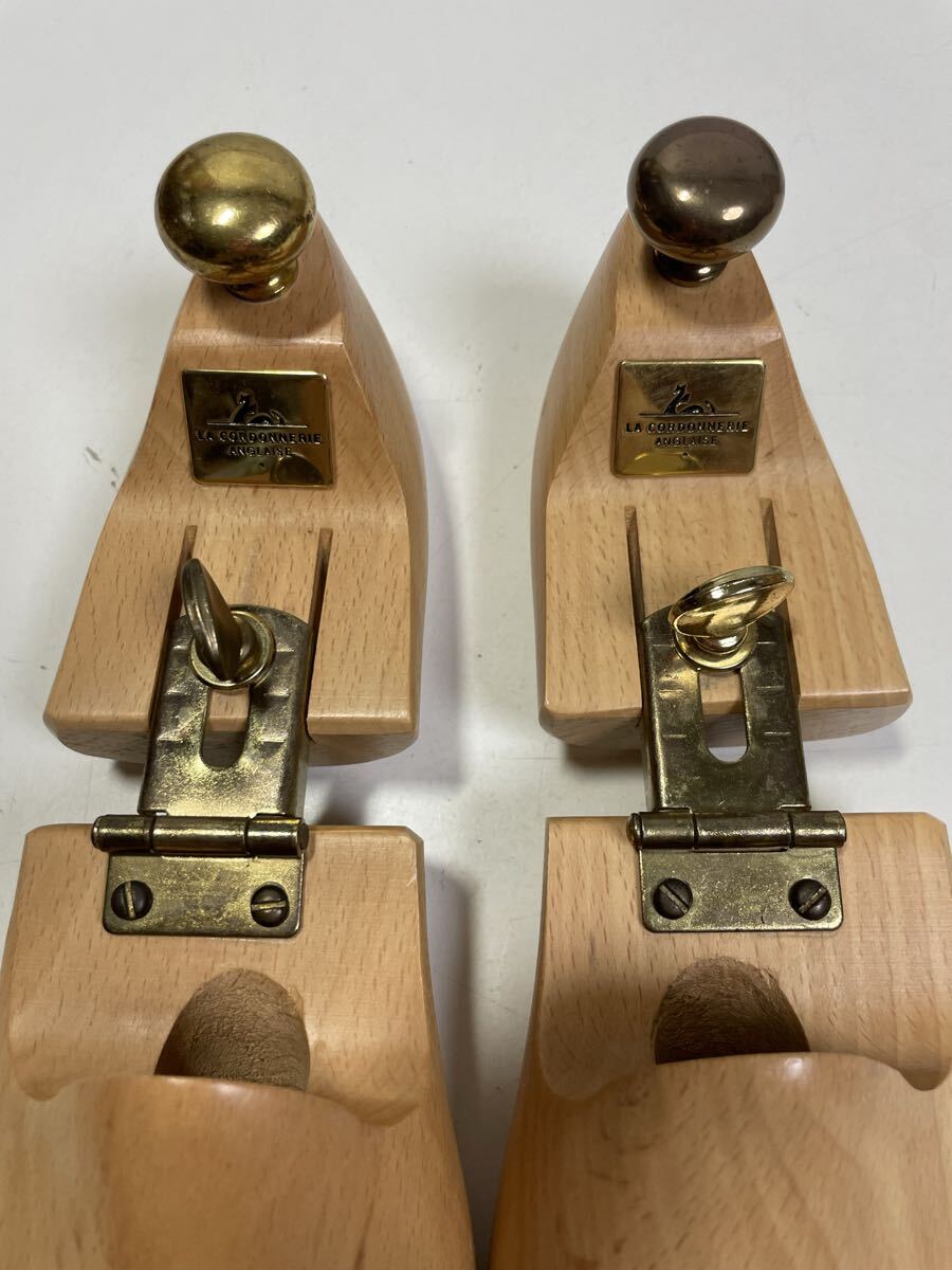 ◆U3 LA CORDONNERIE ANGLAISE コルドヌリアングレーズ シューツリー シューキーパー 38 木製_画像3