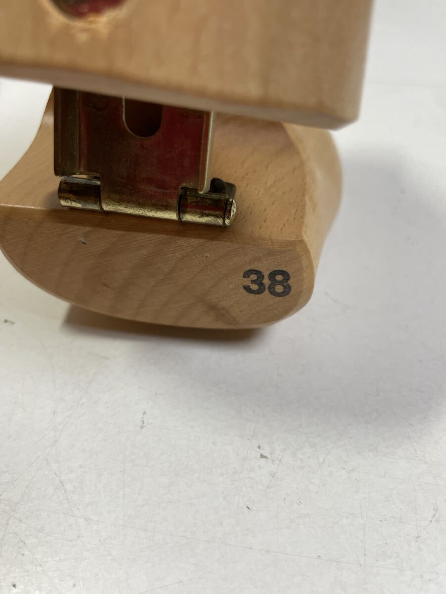 ◆U3 LA CORDONNERIE ANGLAISE コルドヌリアングレーズ シューツリー シューキーパー 38 木製_画像7