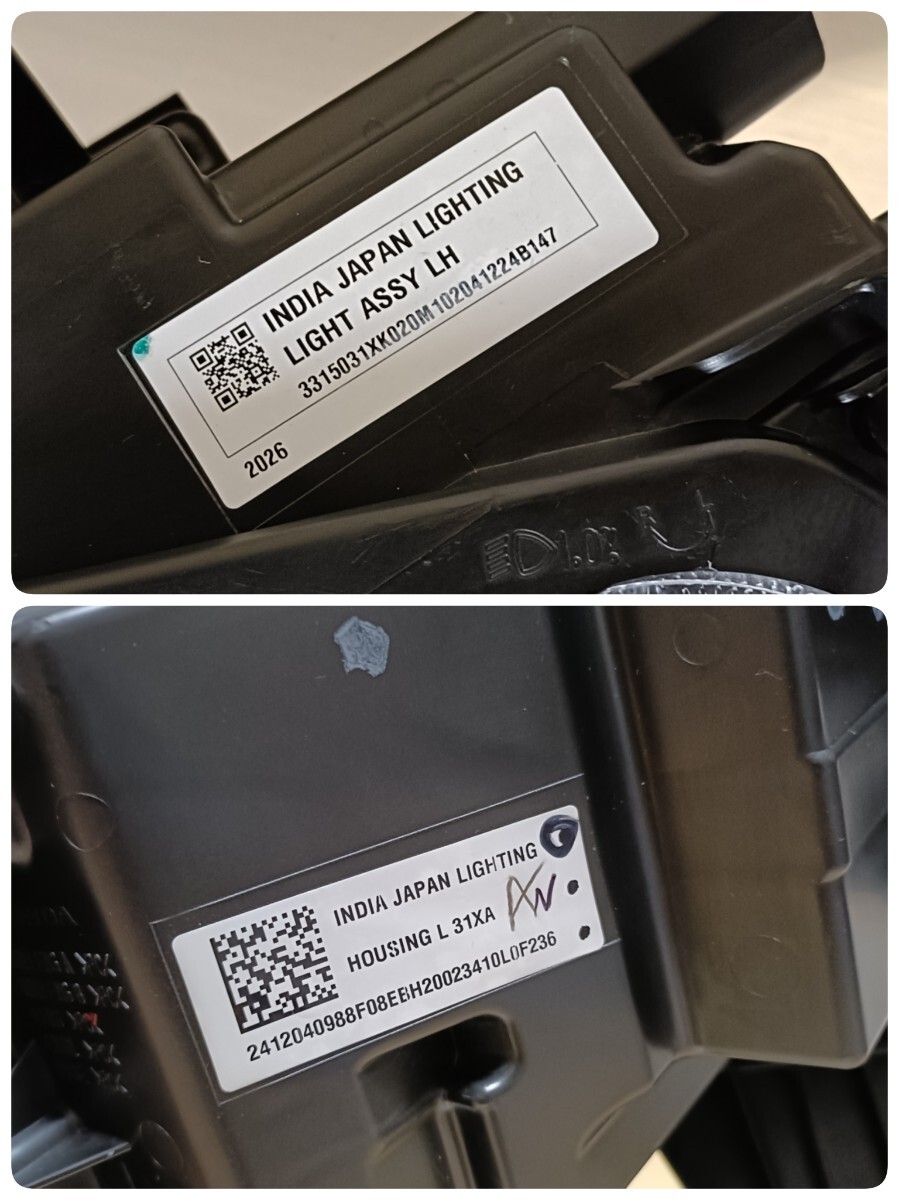 (新車外し) ホンダ WR-V 純正 LED ヘッドライト 左 助手席側 DG5 100-8F08E リテーナー付き ★極上品★_画像8