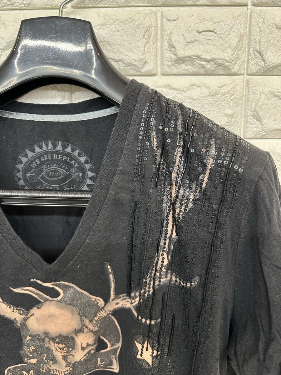 リプレイ Tシャツ 半袖Tシャツ Lサイズ_画像3