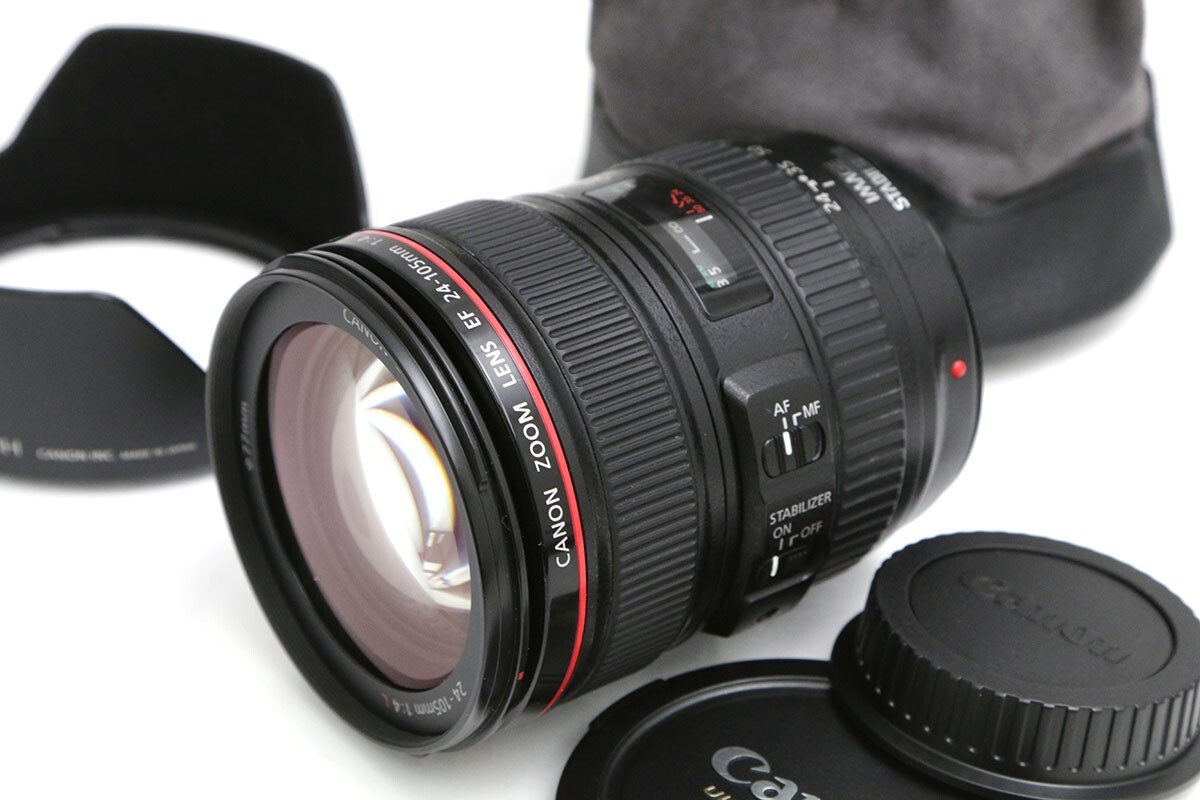 【全額返金保証】良品｜キヤノン EF24-105mm F4L IS USM CA01-B2531-2O3B