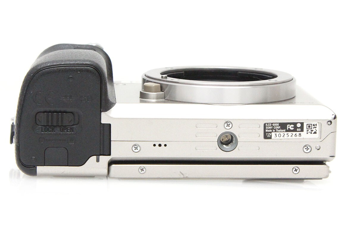 [ вся сумма возвращение денег гарантия ] товар среднего качества l Sony α6000 ILCE-6000Y двойной zoom линзы комплект [ серебряный ]( сенсор почищено ) CA01-P445-3V1C