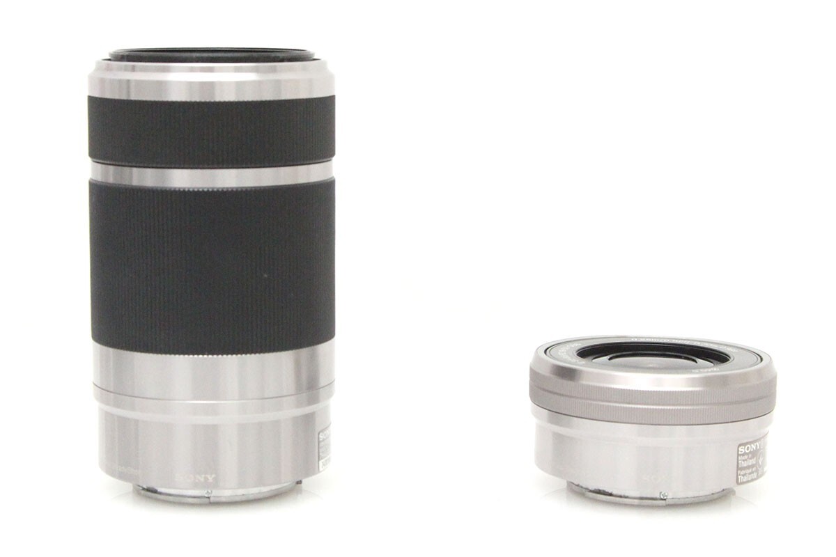 [ вся сумма возвращение денег гарантия ] товар среднего качества l Sony α6000 ILCE-6000Y двойной zoom линзы комплект [ серебряный ]( сенсор почищено ) CA01-P445-3V1C