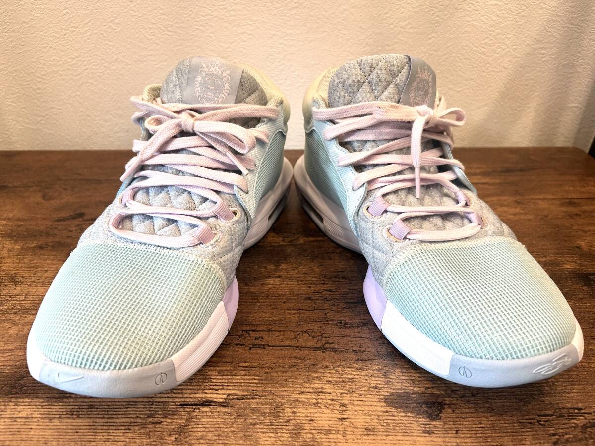【美品】スピード発送 NIKE ナイキ LEBRON WITNESS VIII EP バスケットボールシューズ FB2237 27.5ＣＭ 希少カラー　■253_画像2