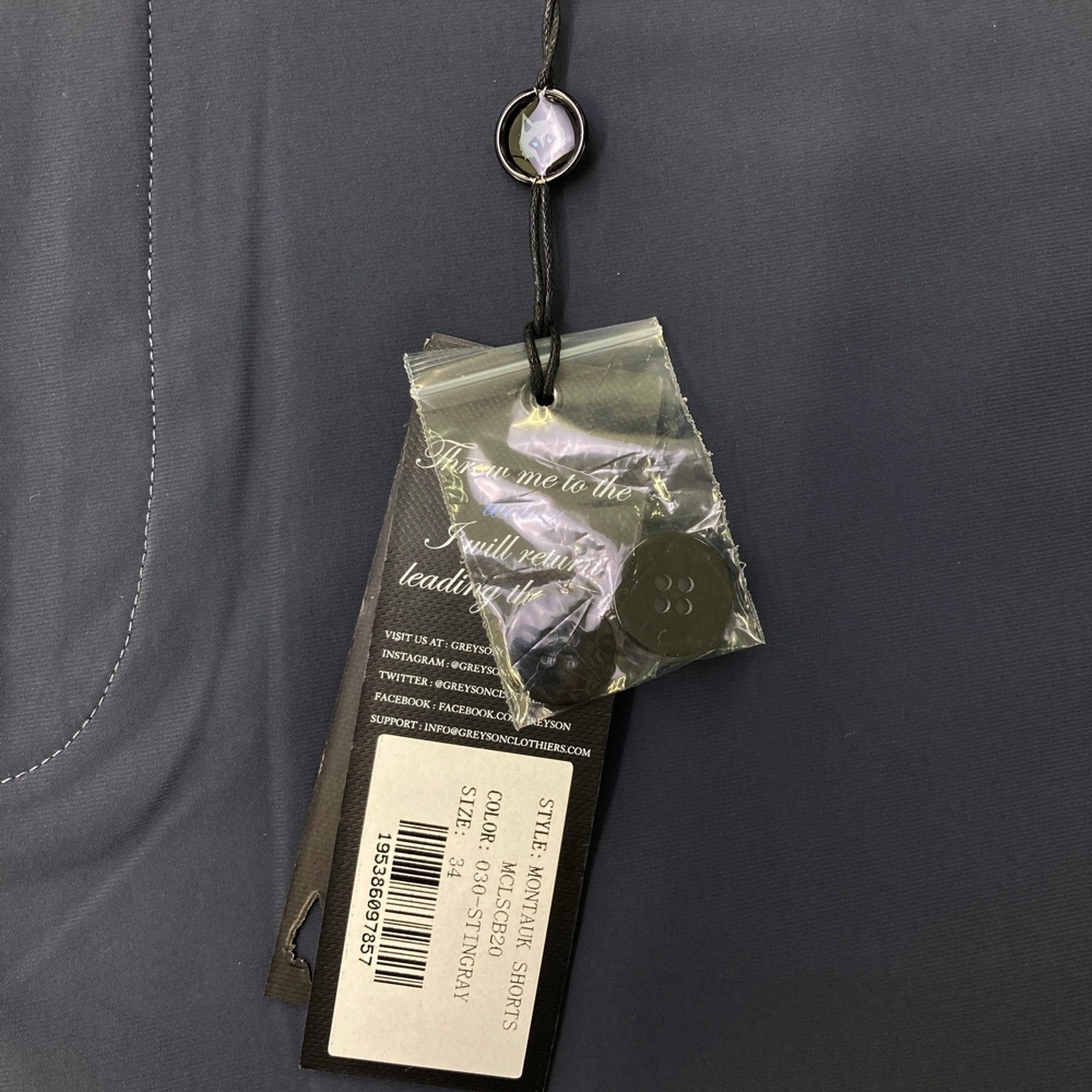 【新品】GREYSON グレイソン MCLSCB20 ハーフパンツ MONTAUK SHORTS グレー系 34 [240101516964] ゴルフウェア メンズ_画像3