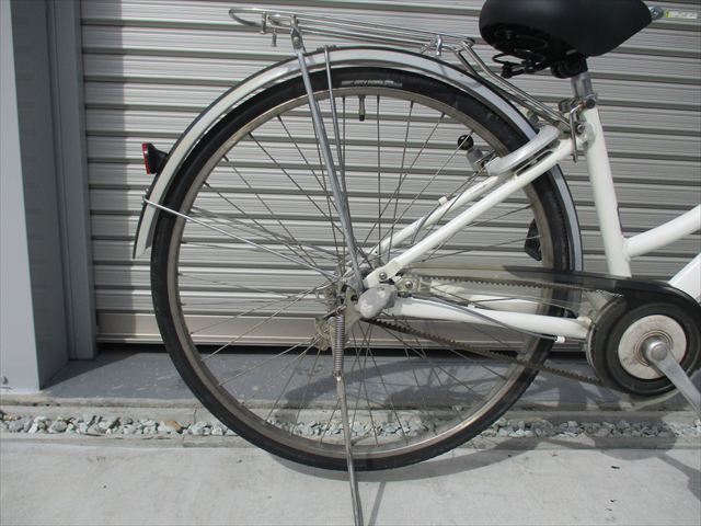 E523★限定特価 整備済み★ブリヂストン アルベルト★ 中古自転車 【 26インチ 白  】 入札お待ちしております(*^▽^*)_画像4