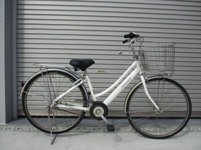 E523★限定特価 整備済み★ブリヂストン アルベルト★ 中古自転車 【 26インチ 白  】 入札お待ちしております(*^▽^*)_画像1