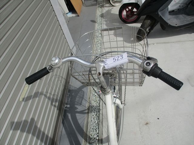 E523★限定特価 整備済み★ブリヂストン アルベルト★ 中古自転車 【 26インチ 白  】 入札お待ちしております(*^▽^*)_画像8