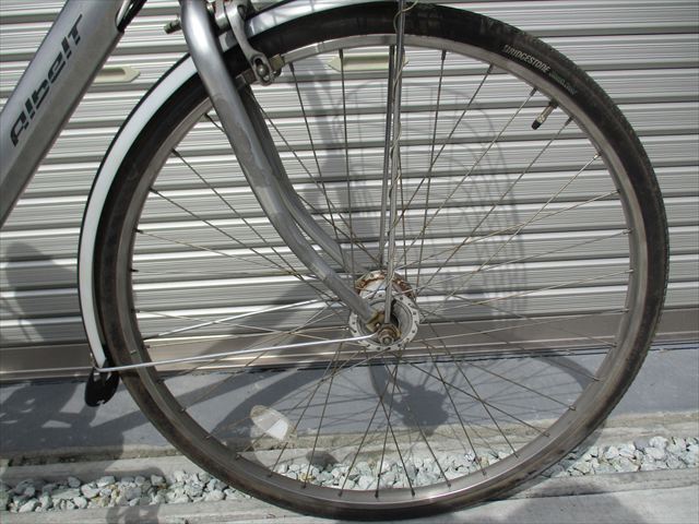 E543★限定特価 整備済み★ブリヂストン アルベルト★ 中古自転車 【 27インチ シルバー  】 入札お待ちしております(*^▽^*)_画像4