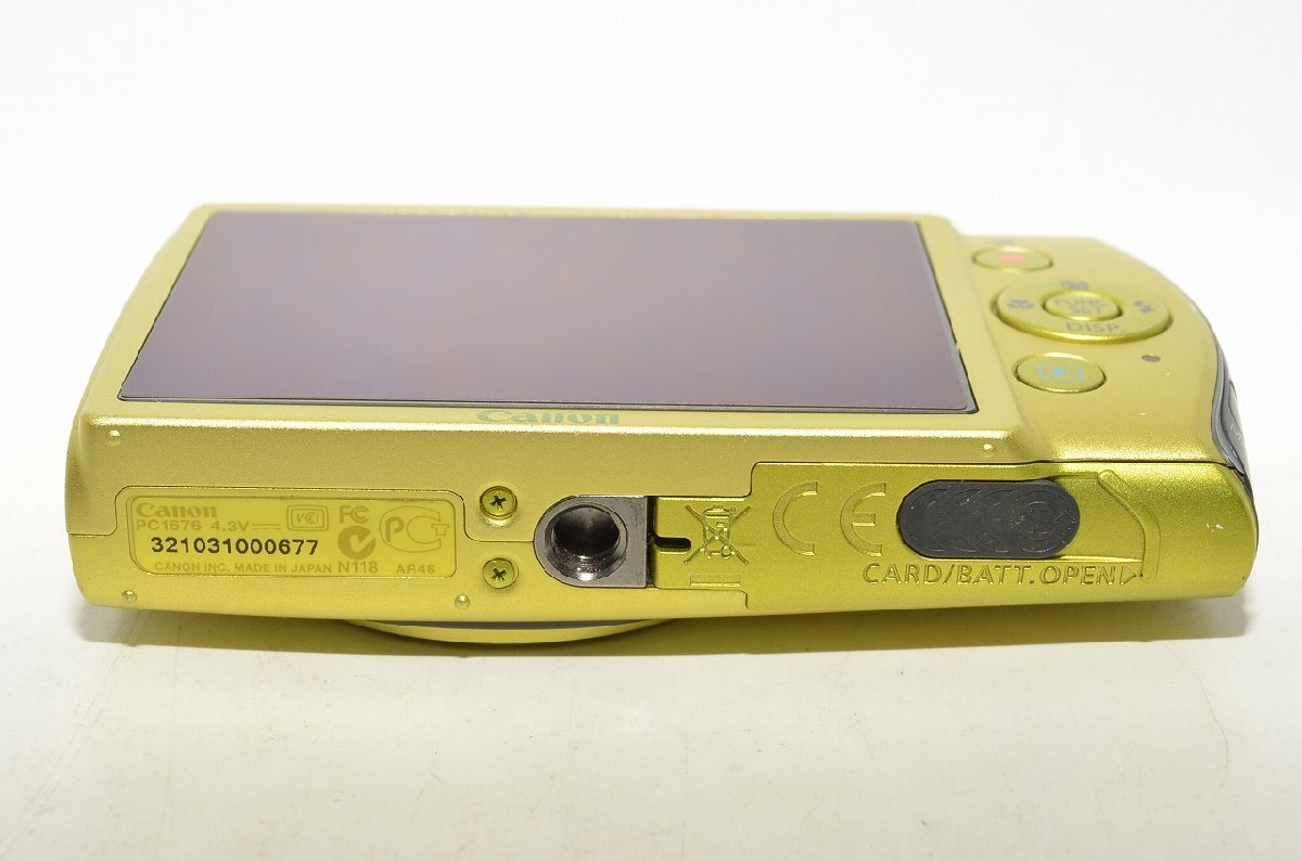 キヤノン Canon デジタルカメラ IXY600F グリーン