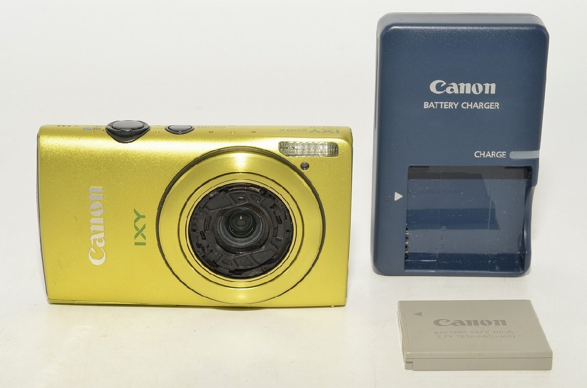 キヤノン Canon デジタルカメラ IXY600F グリーン