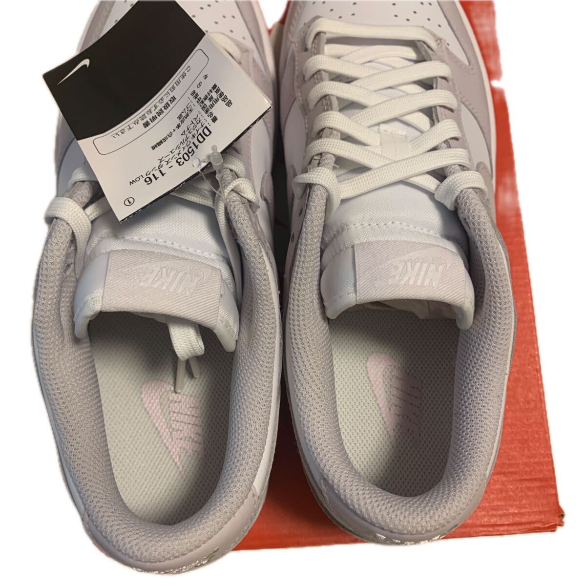 NIKEWMNS DUNK LOW “LIGHT VIOLET DD1503-116 (ホワイト/ライトバイオレット)25.5センチ新品未試着ナイキウィメンズダンクLOW ナイキ_画像6