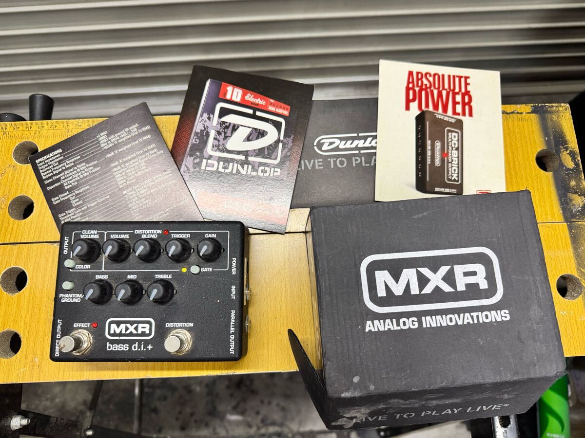 ［動作品］MXR エムエックスアール bass d.i.＋ 定番 ベース用 プリアンプ_画像1