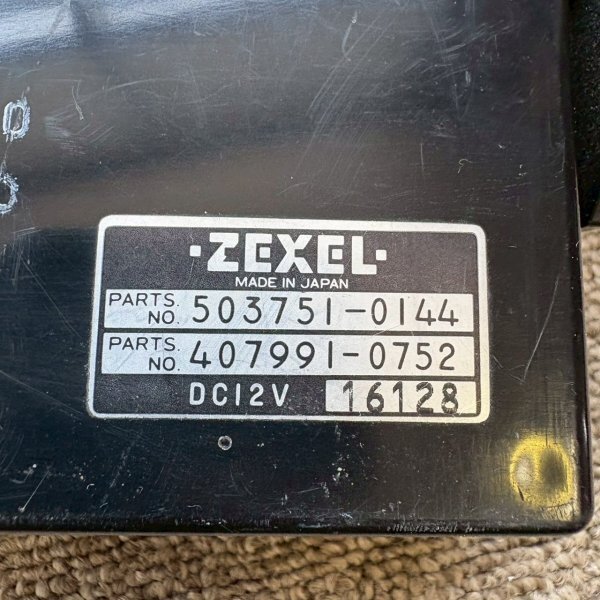 日産 S13 シルビア 純正 エアコンパネル ACスイッチ ZEXEL 503751-0144 NISSAN Air conditioner panel AC switch_画像7