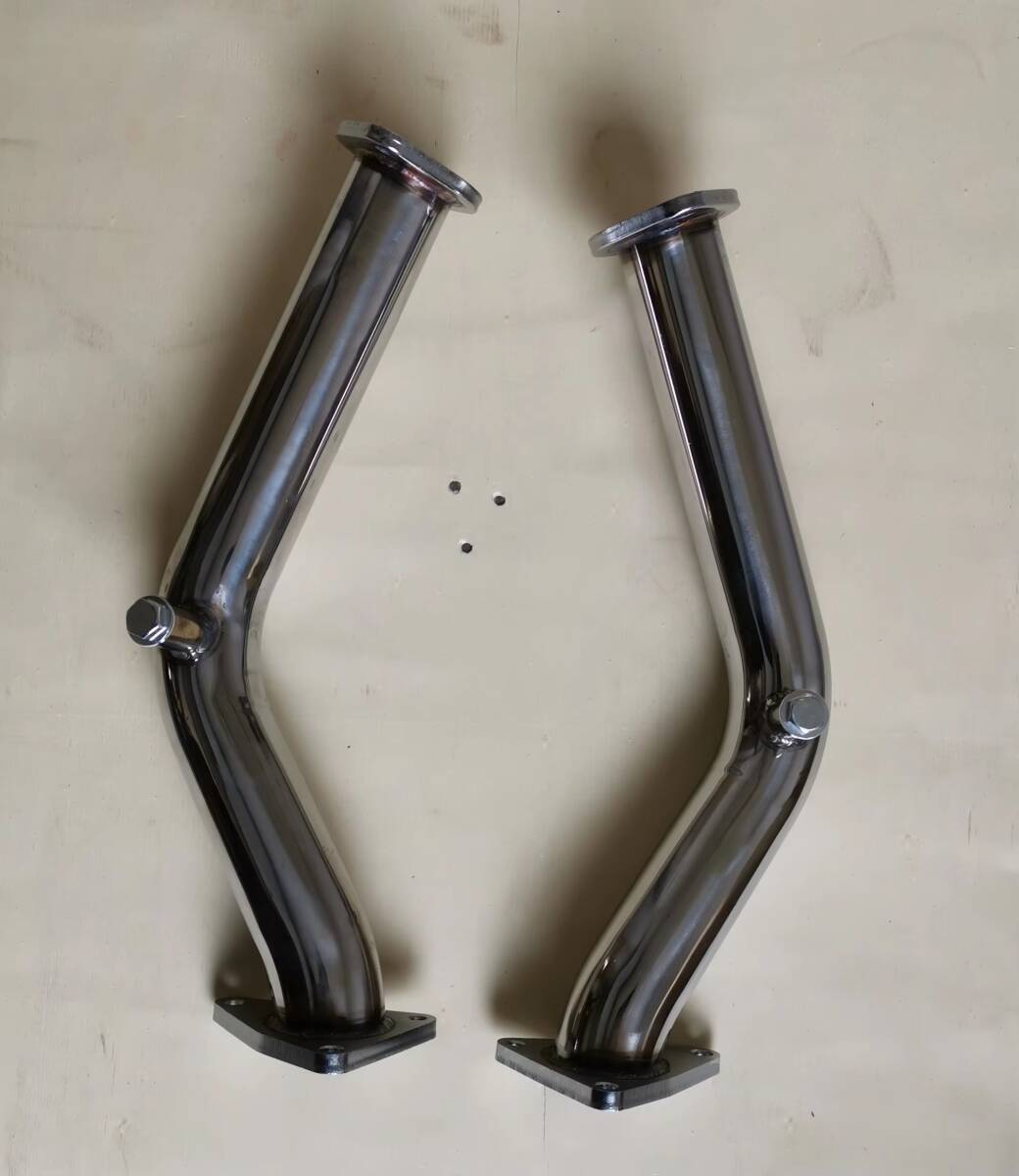 【送料無(wú)料】國(guó)內(nèi)発送 フェアレディZ Z33 VQ35DEエンジン 60パイ 觸媒 ストレートパイプ フロント ダウン パイプ マフラー エキゾースト