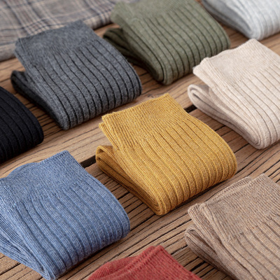 メンズ ソックス 10足 セット 靴下 クルーソックス 通気 抗菌防臭 春秋 カジュアル １０色 カラー 送料無料 新品 まとめ売り_画像5