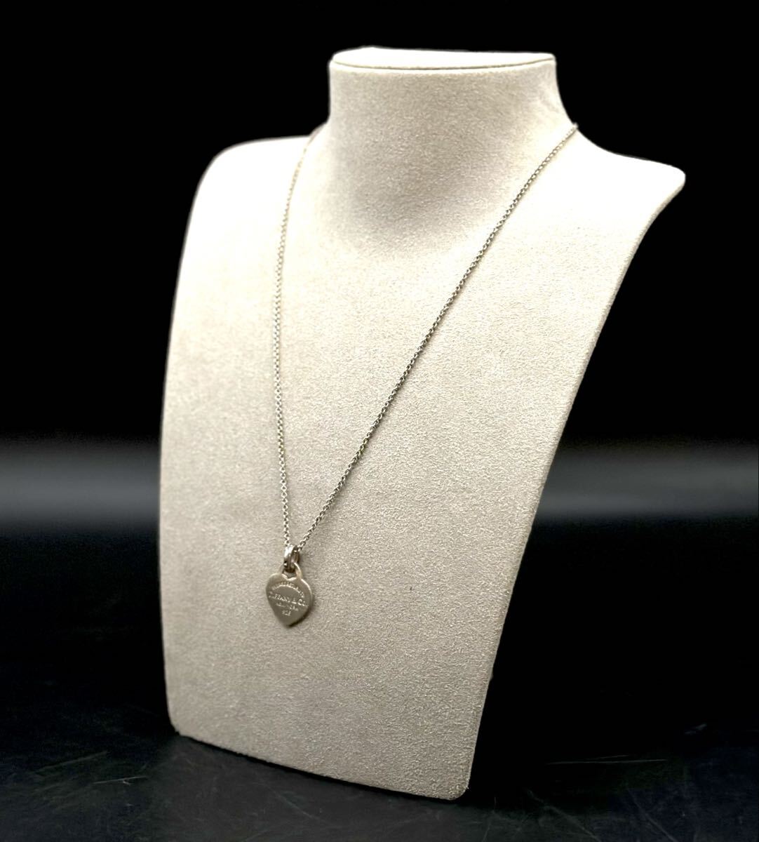 TIFFANY&Co. ティファニー ネックレス シルバー 925 SV silver リターントゥ プレートトップネックレス■兵庫県姫路市から a1-A 25-3780