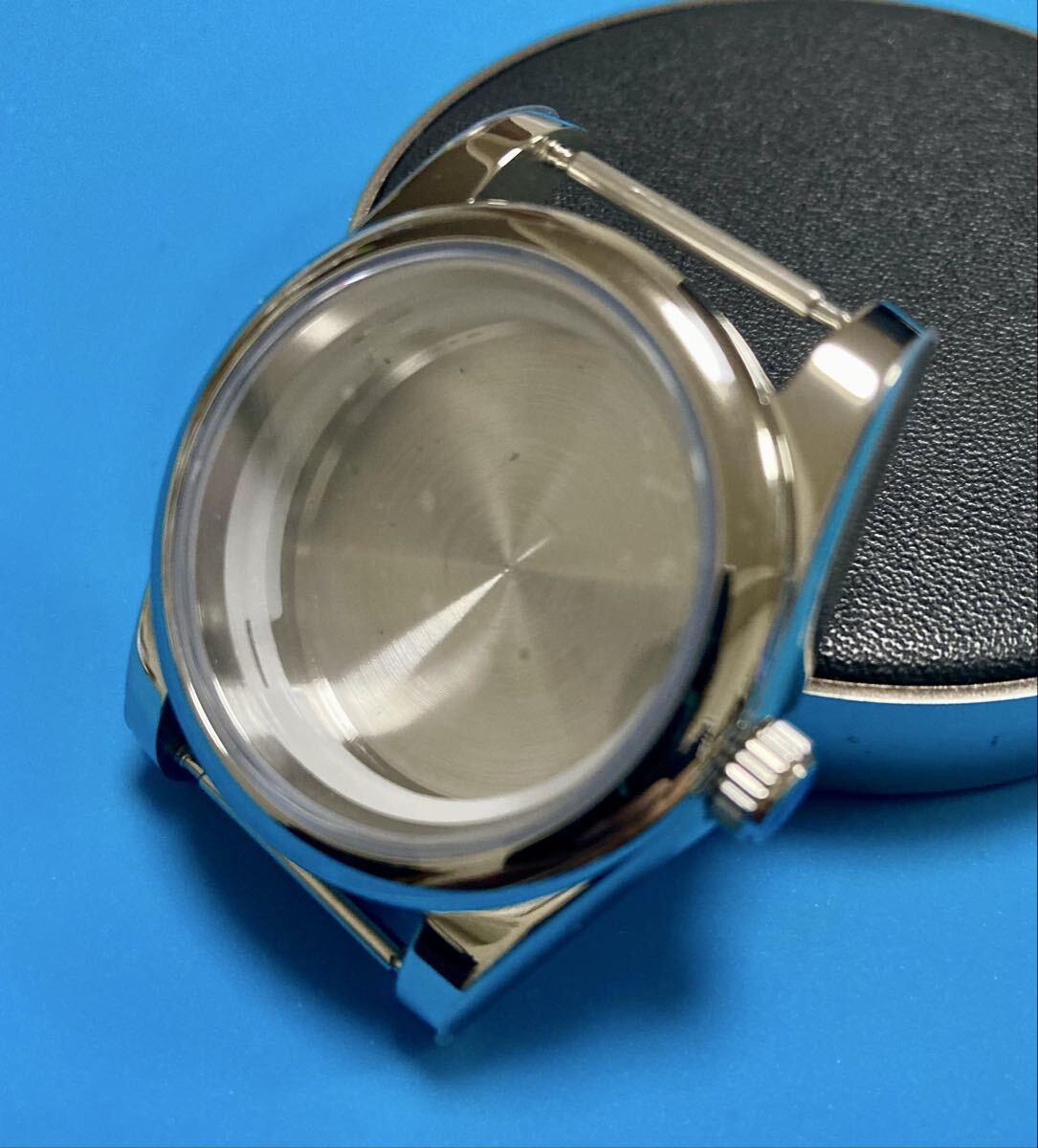 新品 腕時計ケース 36mm 対応ムーブメント MIYOTA 8215 / ミヨタ系 ソリッドバック ジェネリックパーツ