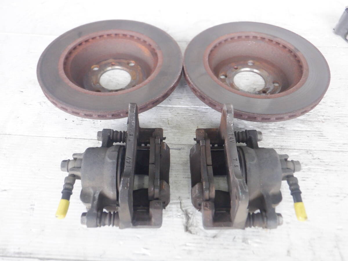 即決 H14年 HN22S Kei N-1 K6A ターボ AT 2WD 純正 フロント ブレーキ キャリパー ローター 左右 14V /16【7-20485】91913_画像5