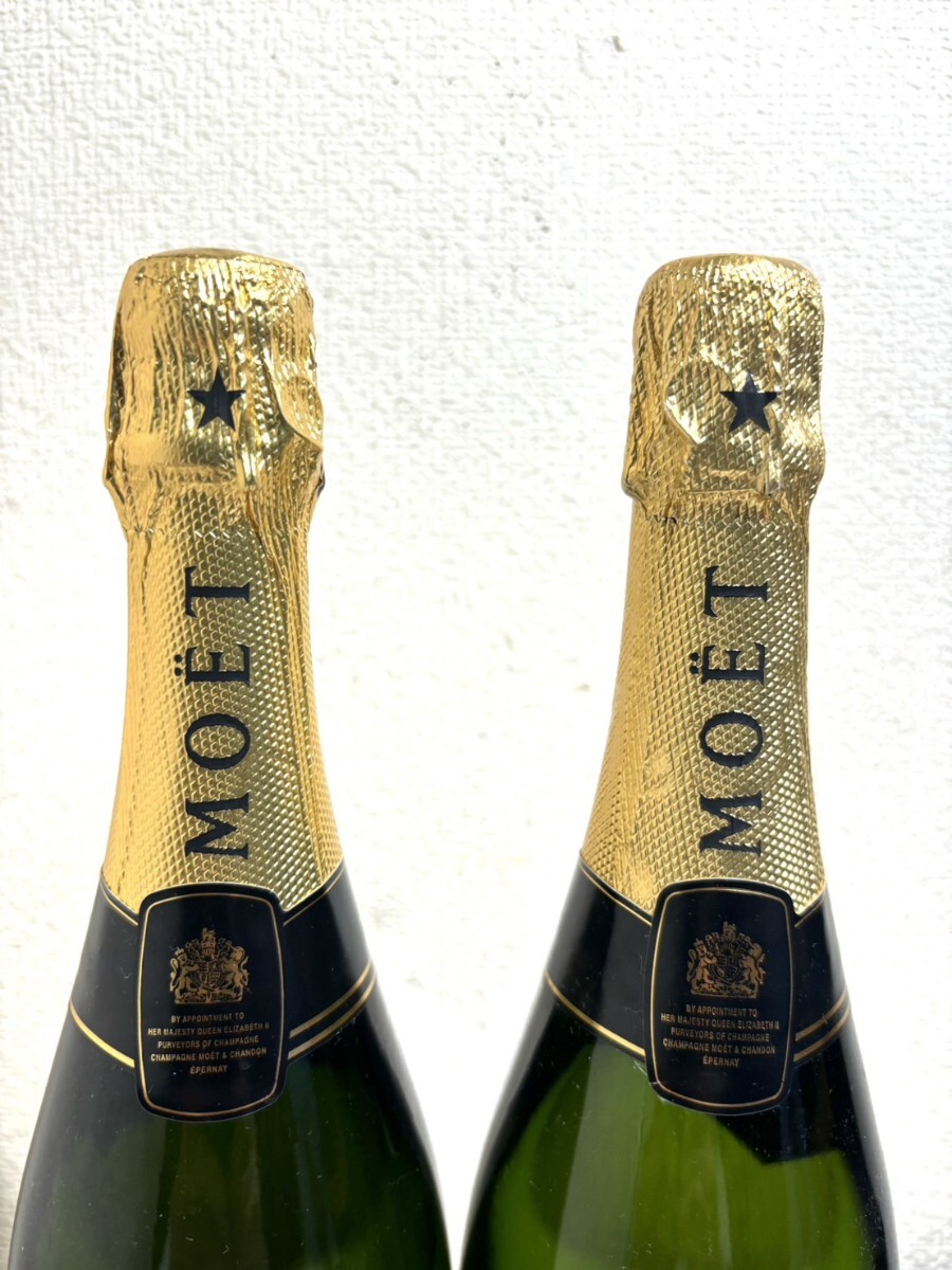 【未開栓】 2本セット MOET＆CHANDON MOET IMPERIA L BRUT モエ エ シャンドン ブリュット アンペリアル 750ml 12％ シャンパン 