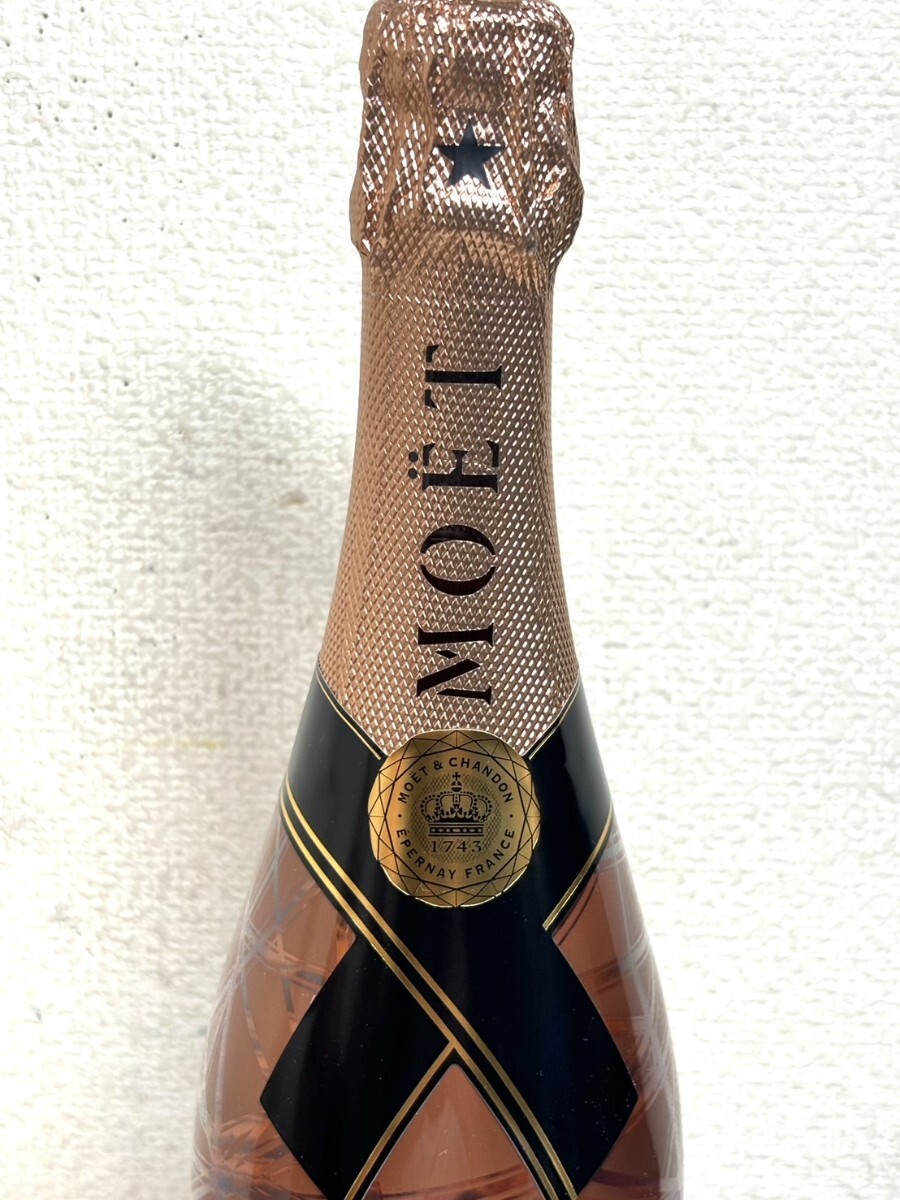 【未開栓】 4本セット MOET＆CHANDON N.I.R DRY ROSE モエ エ シャンドン NIR ドライ ロゼ 12％ 750ml シャンパン まとめ4本 