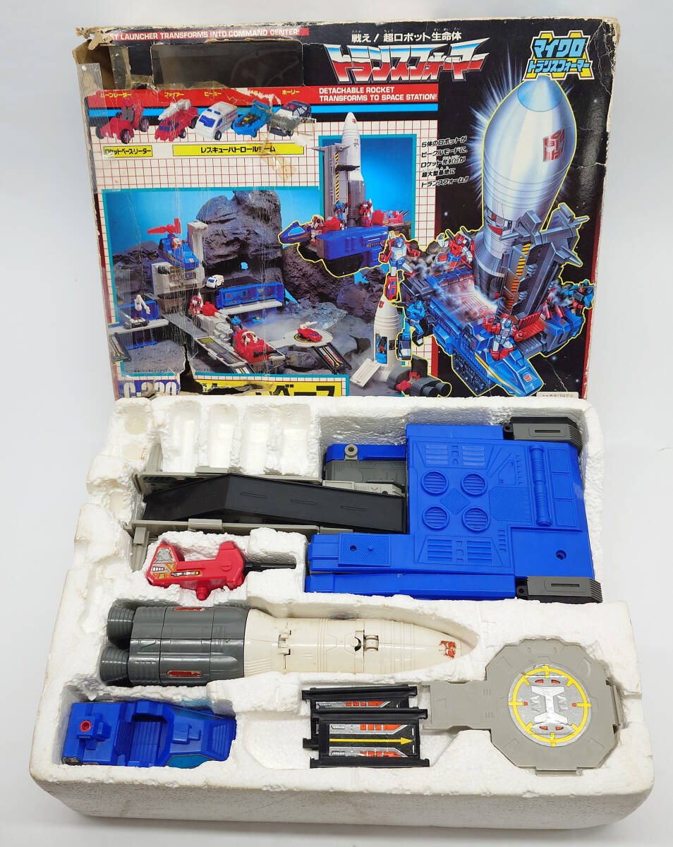 【ジャンク】 タカラ 戦え！超ロボット生命體 トランスフォーマー C-330 ロケットベース 欠品 箱痛み大