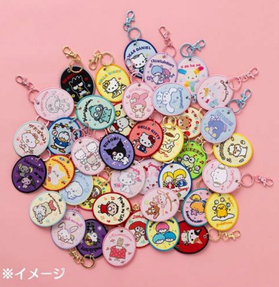 リトルツインスターズ 刺繍ワッペンキーホルダー ナスカン付き 新品未使用 Little Twin Stars キキララ サンリオ Sanriooriginal_画像9