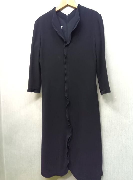 美品 ★ARMANI COLLEZIONI /アルマーニ コレツィオーニ ◎黒 /ブラック　ワンピース　40サイズ