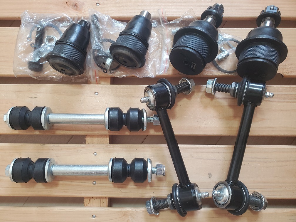 8点1台分Setアッパー左右ロア/ロアー左右ボールジョイント/フロント&リア/スタビライザー/スタビ08-09年トレイルブレイザー08年サーブ9-7X_画像1