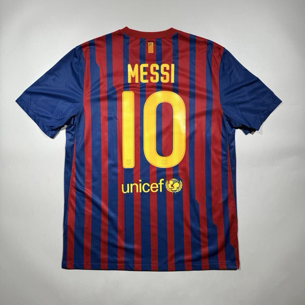 【0円スタート】#10 メッシ 11/12 バルセロナ ホーム スタジアム size L ナイキ 正規(guī)品