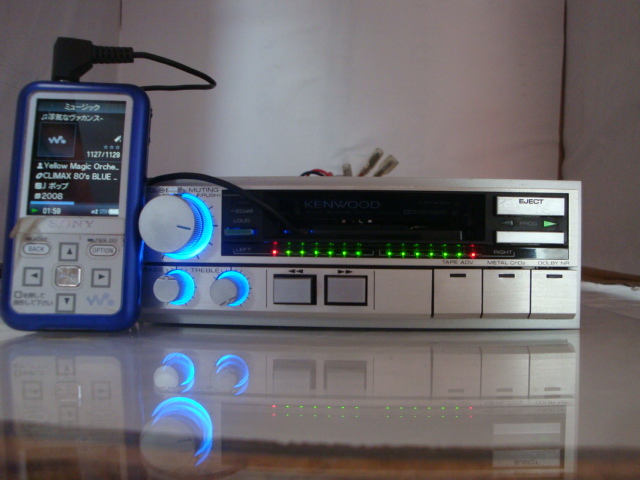 KZC-6700 LED化 KENWOOD ケンウッド カセットデッキ テープデッキ 中古 動作OK アンプ内蔵 メンテ済 ロンサムカーボーイ_画像1