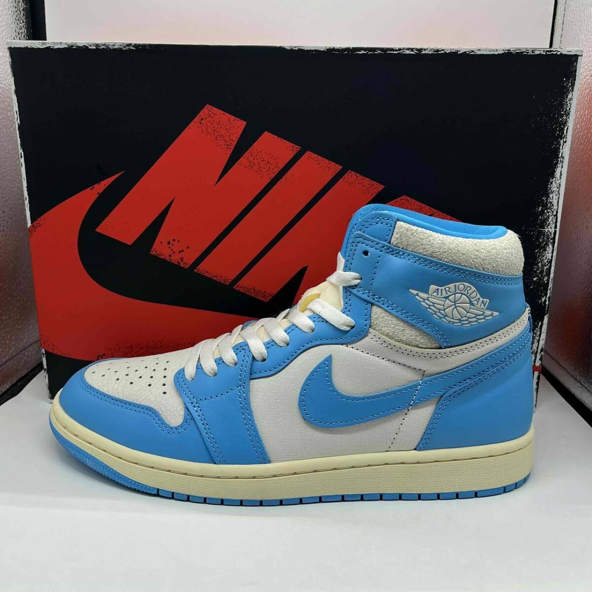 NIKE 2025 AIR JORDAN 1 RETRO HIGH OG UNC REIMAGINED 27.5cm DZ5485-402 ナイキ エアジョーダンワンレトロハイオージー リイマジンド_画像2