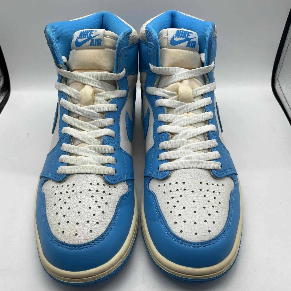 NIKE 2025 AIR JORDAN 1 RETRO HIGH OG UNC REIMAGINED 27.5cm DZ5485-402 ナイキ エアジョーダンワンレトロハイオージー リイマジンド_画像3