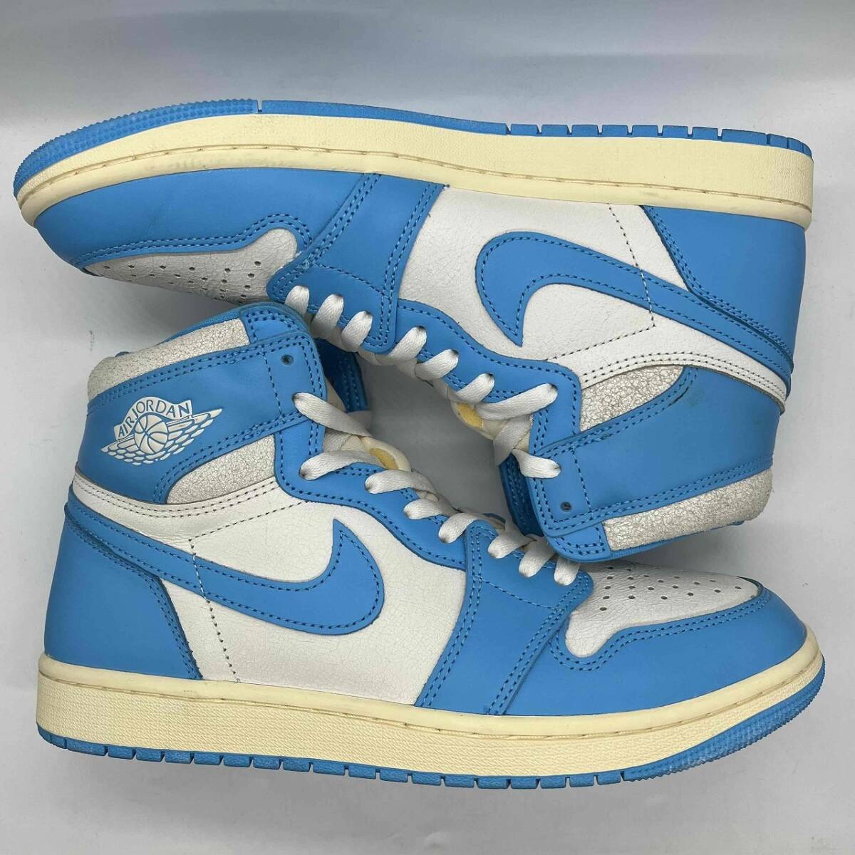 NIKE 2025 AIR JORDAN 1 RETRO HIGH OG UNC REIMAGINED 27.5cm DZ5485-402 ナイキ エアジョーダンワンレトロハイオージー リイマジンド_画像5