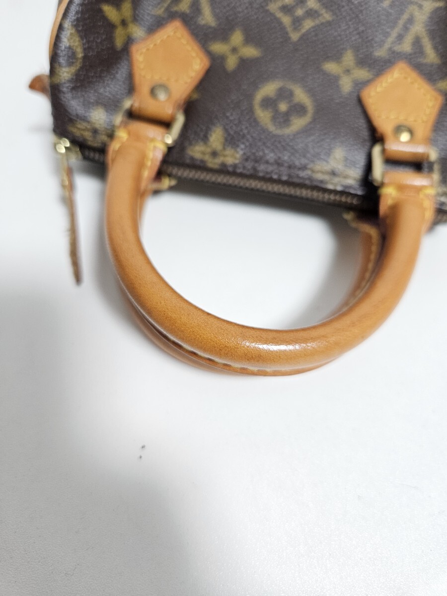 美品 ルイヴィトン モノグラム ミニスピーディ ミニ ハンドバッグ ショルダーバッグ 正規_画像3