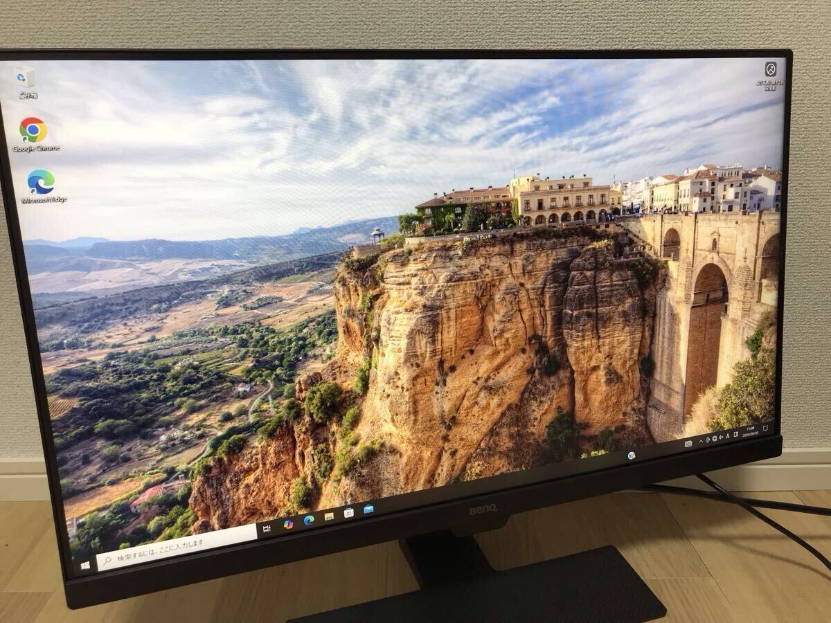 091903m BenQ 23.8 インチワイド液晶モニター GW2480 GW2480-T フルHD 2023年製_画像2