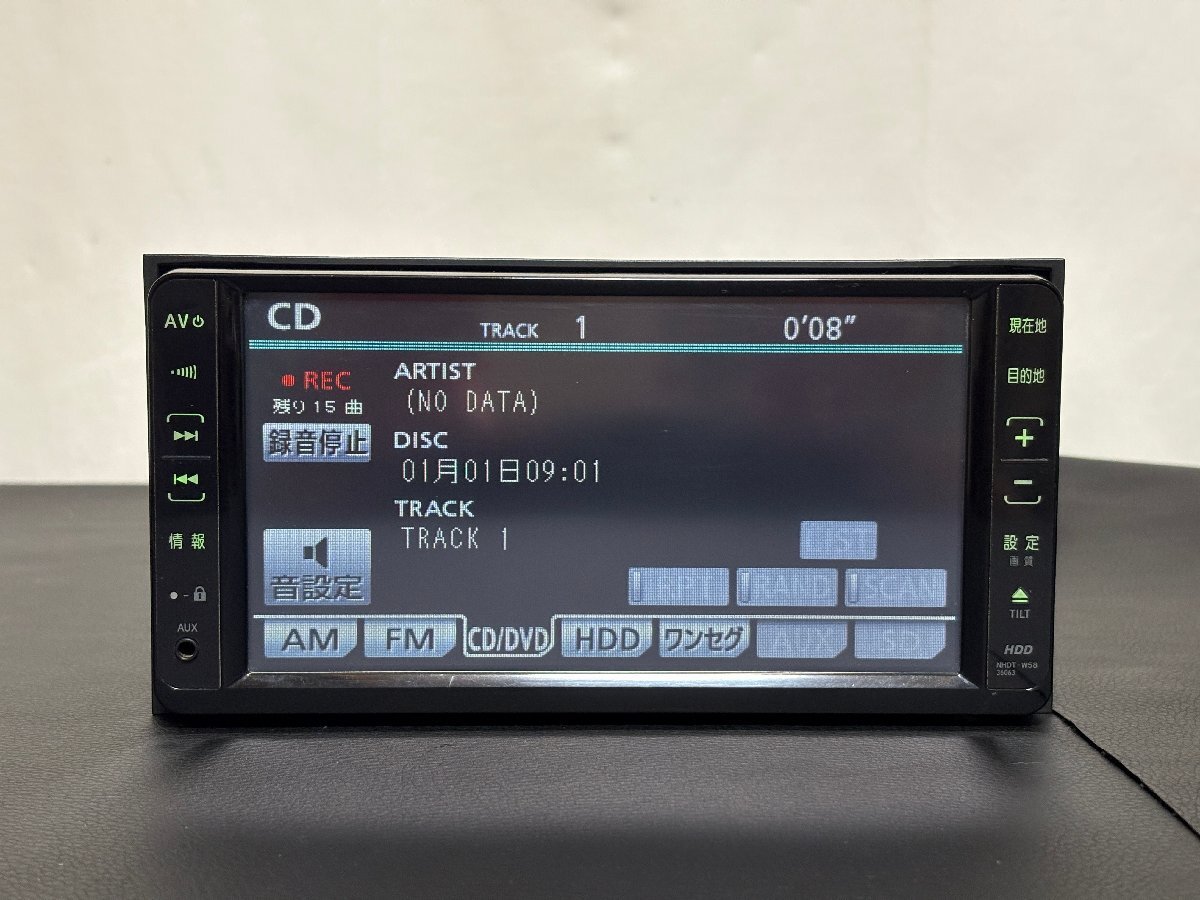 NHDT-W57 トヨタ純正　2018年データ　整備済 HDDナビ ◇管理1909097◇★エスティマ アルファード　プリウス　ハイエース_画像5
