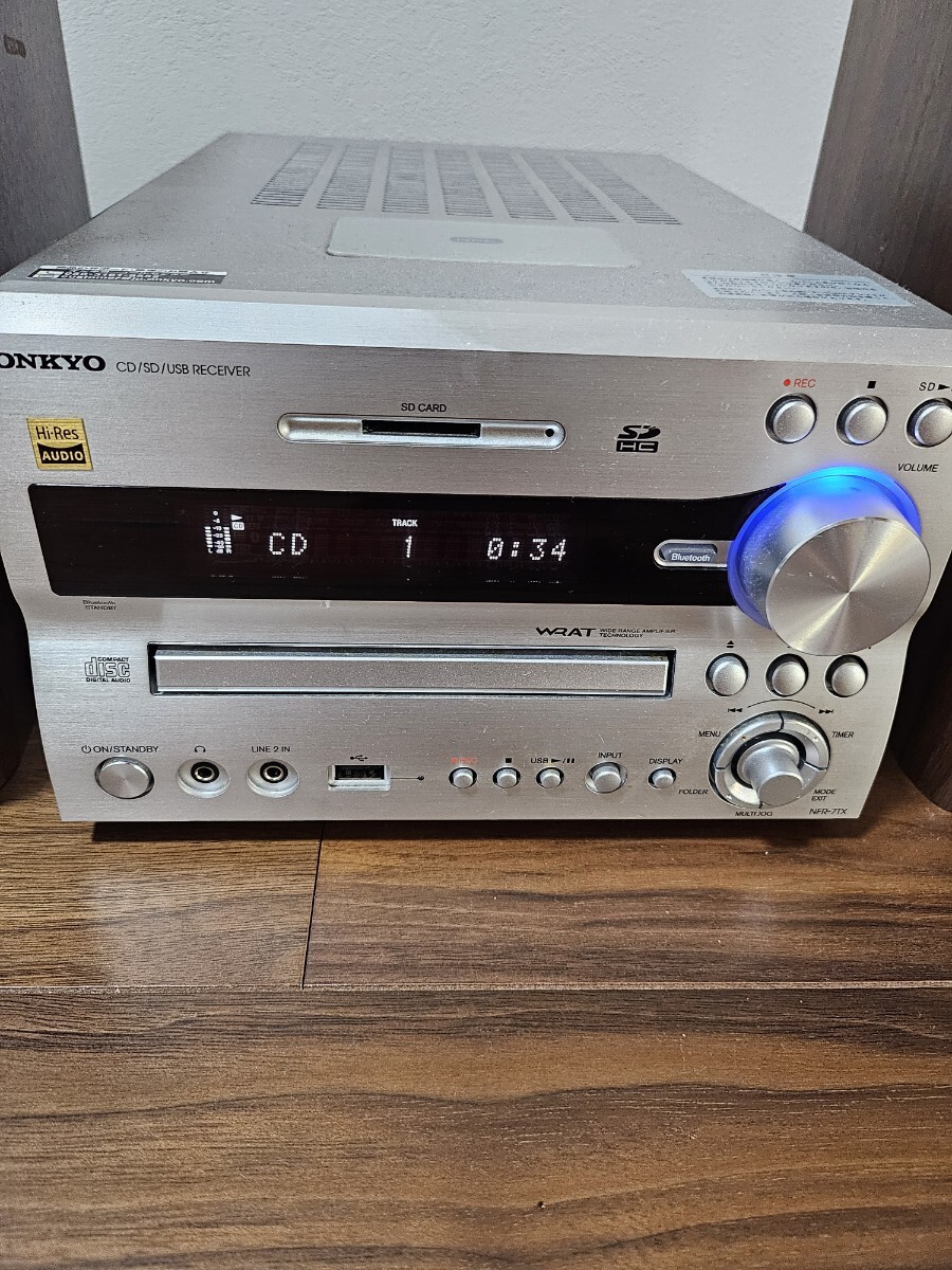 ONKYO NFR-7TX システムコンポ 最新作，お得 ONKYO オンキョー NFR-7TX システムコンポ CD USB SD