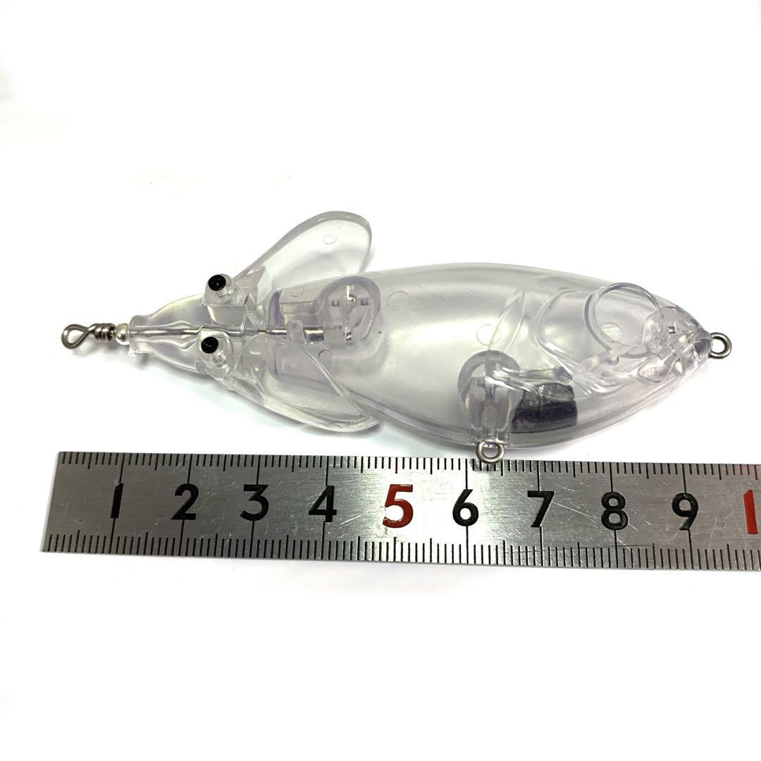 無塗装 ダブルブレード スイッシャー 9cm 15g 2個_画像3